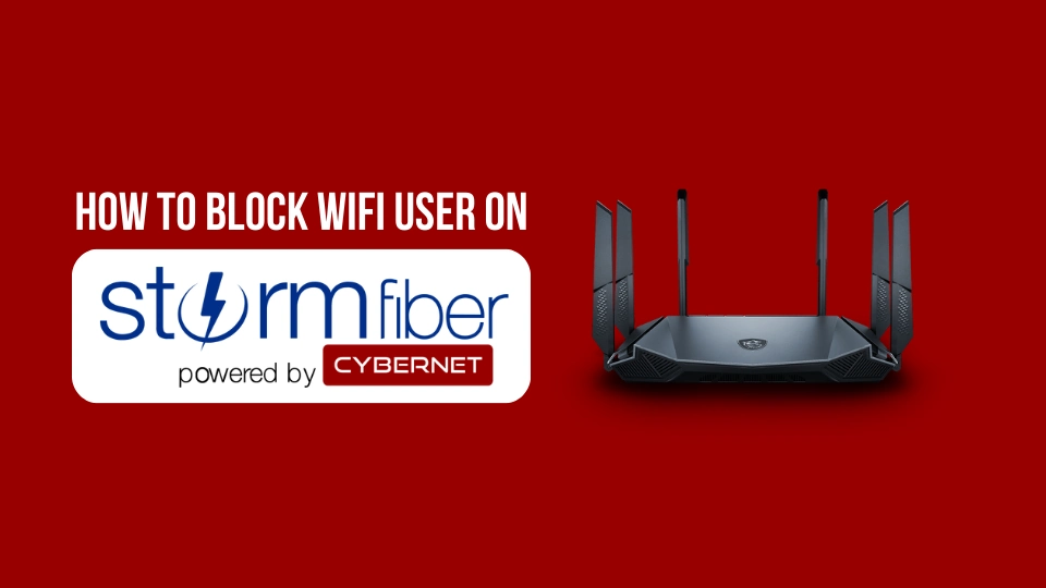 how to block wifi users on stormfiber