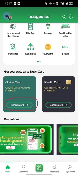easy paisa debit card 1